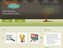 Tablet Screenshot of marketingperfection.net